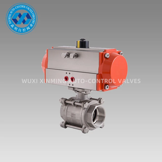 Pneumatic Actuator 3PC Xov Pob Valve
