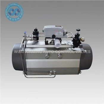 Ob chav Acting Khib Thiab Pinion Pneumatic Actuator