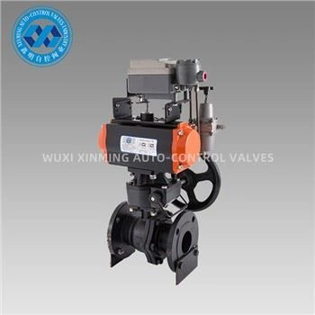 Pneumatic Actuator WCB Flange Pob Valve
