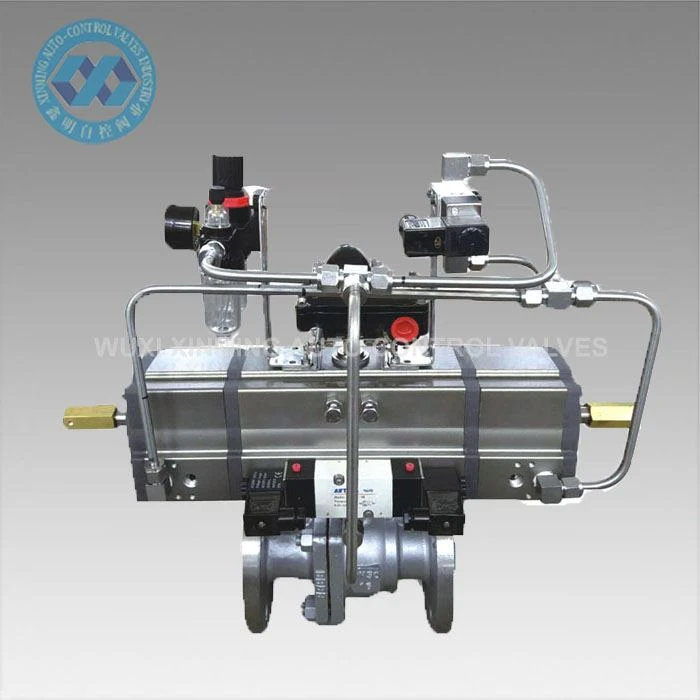 Peb theem Pneumatic Rotary Actuator Pob Valve