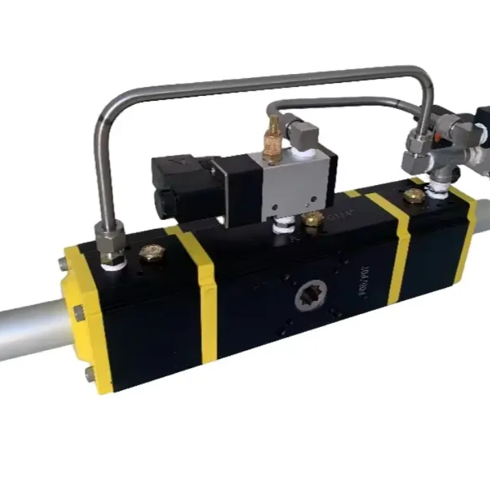 2 Txoj Kev Pad Valve 3 theem Pneumatic Actuator