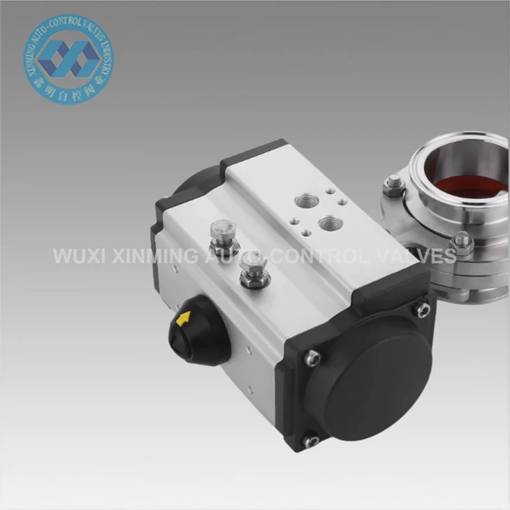 90 DEGURLE TEB OB CHUCTION PNEUMICIC VALE Actuator Tib Leeg Ua Action Actuator