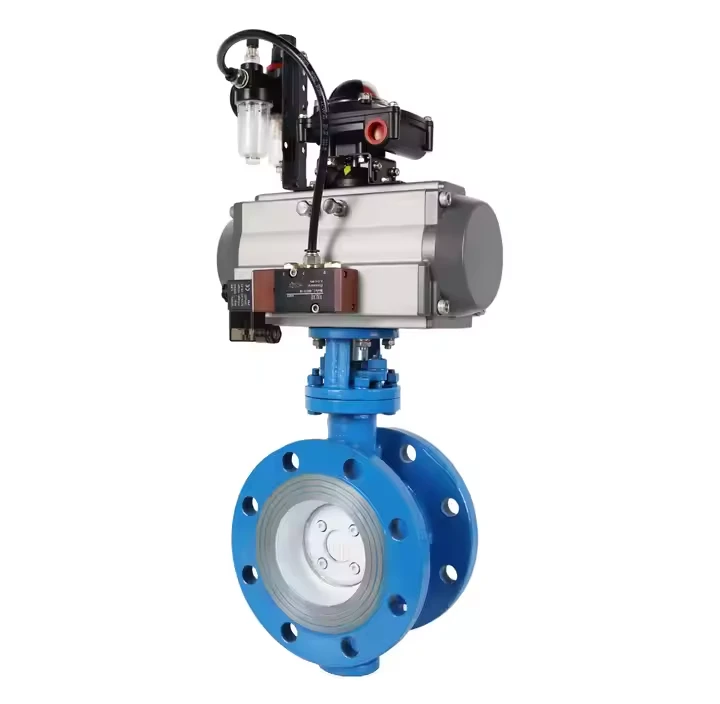Triple Eccentric Pneumatic Npauj Npaim Valve