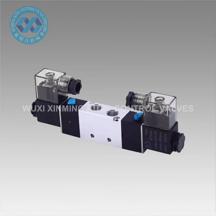 High - Kev Ua Tau Zoo Ob - Haujlwm Tsib - Txoj kev Pneumatic Solenoid Valve nrog Fais Fab