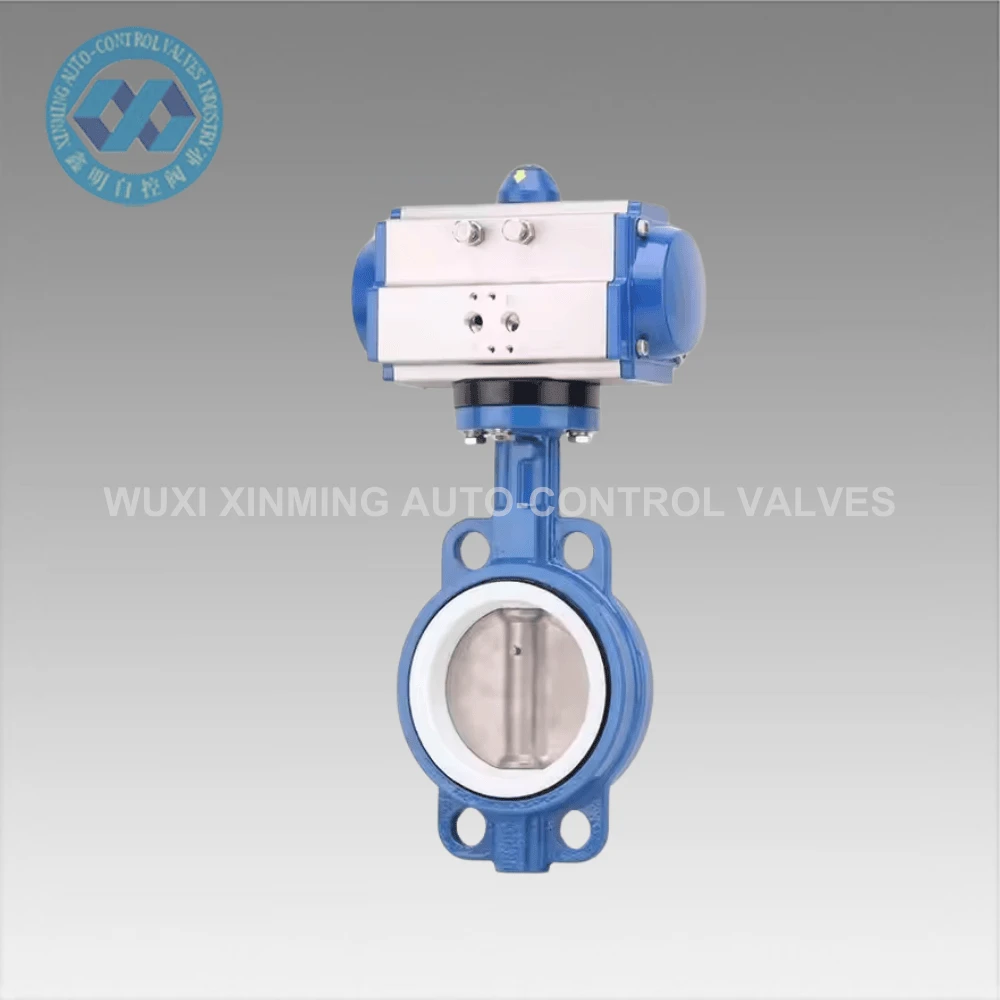Pneumatic Kev Ua Haujlwm Siab Npauj Npauj Npauj Npauj Npaim Valva
