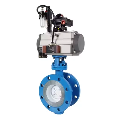 Triple Eccentric Pneumatic Npauj Npaim Valve