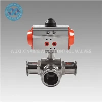 Zoo Pneumatic Peb Txoj Kev Pob Valve