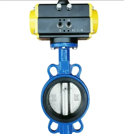 Tshiab Tuaj Txog Pneumatic Stainless Wafer Rafe Valve