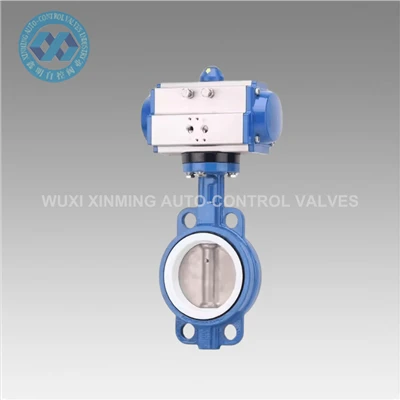 Pneumatic Kev Ua Haujlwm Siab Npauj Npauj Npauj Npauj Npaim Valva
