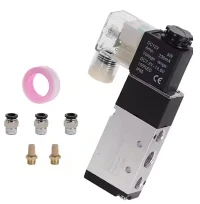 Pneumatic Solenoid Valve 5 Txoj Kev {1} Txoj Kev Tswj Huab Cua 12V 24V