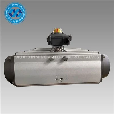 Khib thiab Pinion Pneumatic actuatators