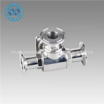 Tee Siab platform Stainless Hlau TL-hom Pneumatic Pob Valve