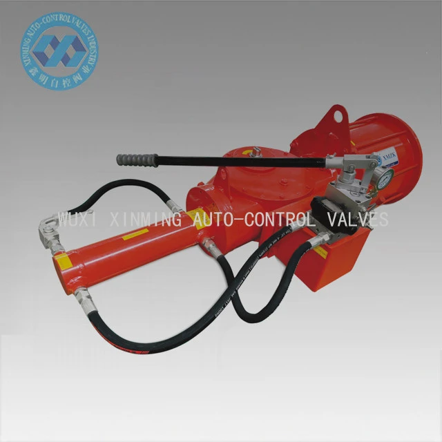 Caij nplooj ntoos hlav rov qab Scotch Yoke Pneumatic Actuator