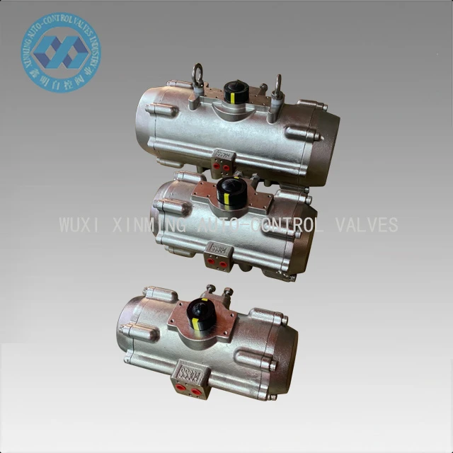 Stainless hlau Pneumatic Actuator: Muaj zog corrosion tsis kam, haum rau cov chaw hnyav.