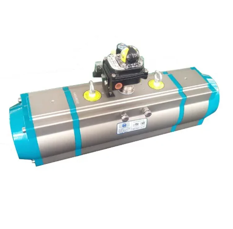 Tri Clamp Peb Txoj Kev Pob Pob Valve Peb-theem Pneumatic Actuator